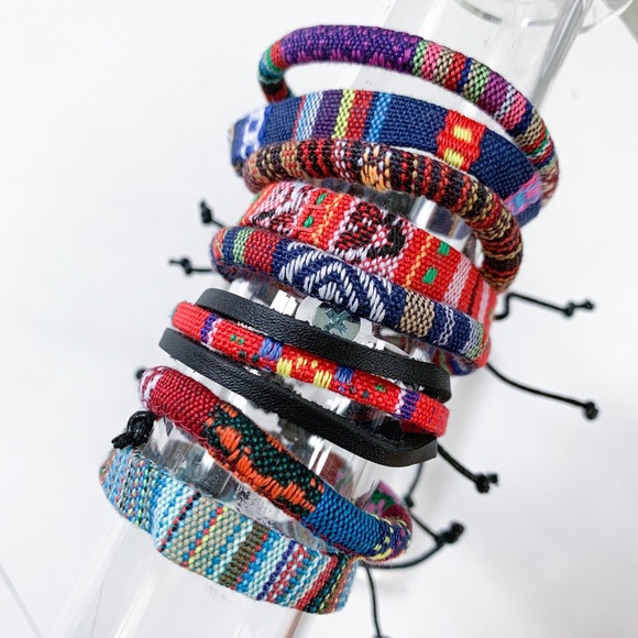 unknown Other - NEW Men’s Tribal Braided Bracelets Set